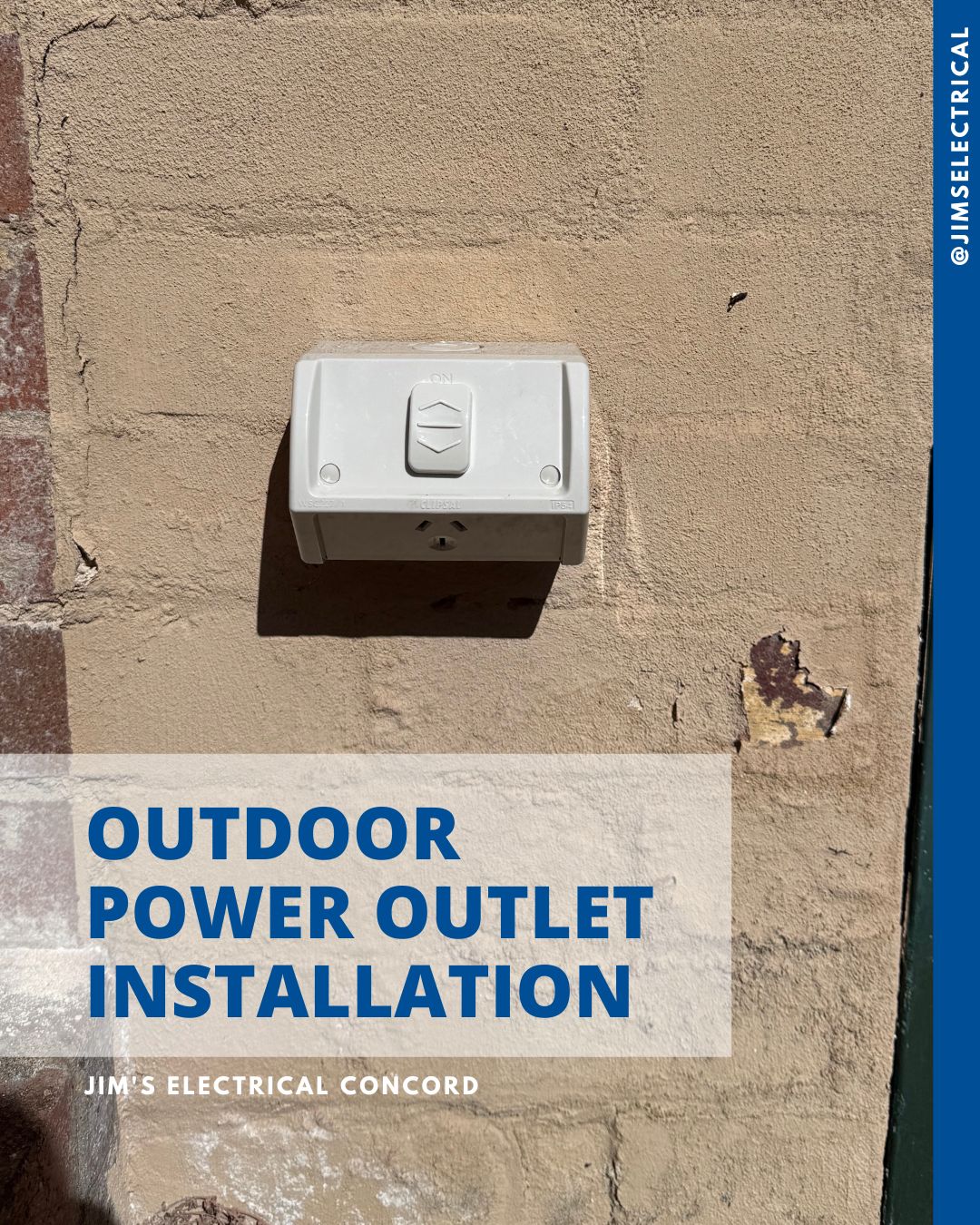 Outdoor Power Outlet Installation